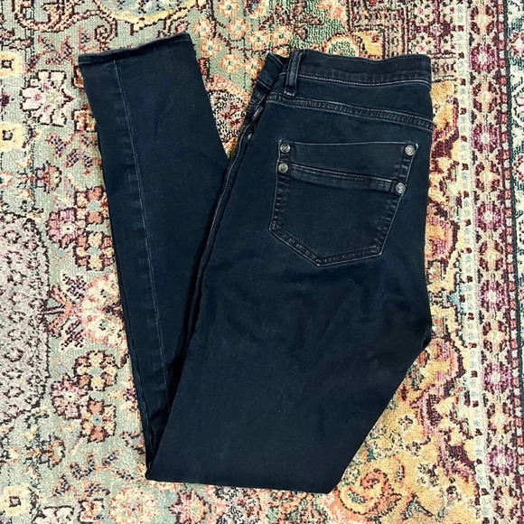 Ladies Rock & Republic Black Skinny Jeans - Picture 1 of 8